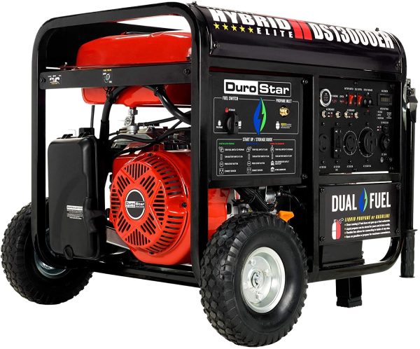 DuroMax / DuroStar DS13000EH 10500W/13000W Electric Start Dual Fuel Generator New (Red Version of XP13000EH)