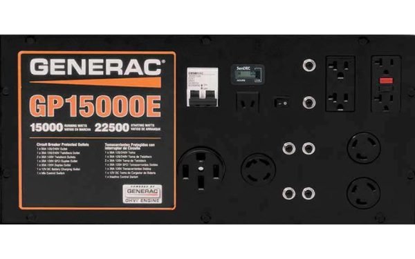 Generac GP15000E 15000W/22500W Gas Generator Electric Start New